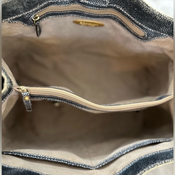 Brahmin Vintage Kylie Oyster Tri-Tone Melbourne Leather - Picture 6 of 15